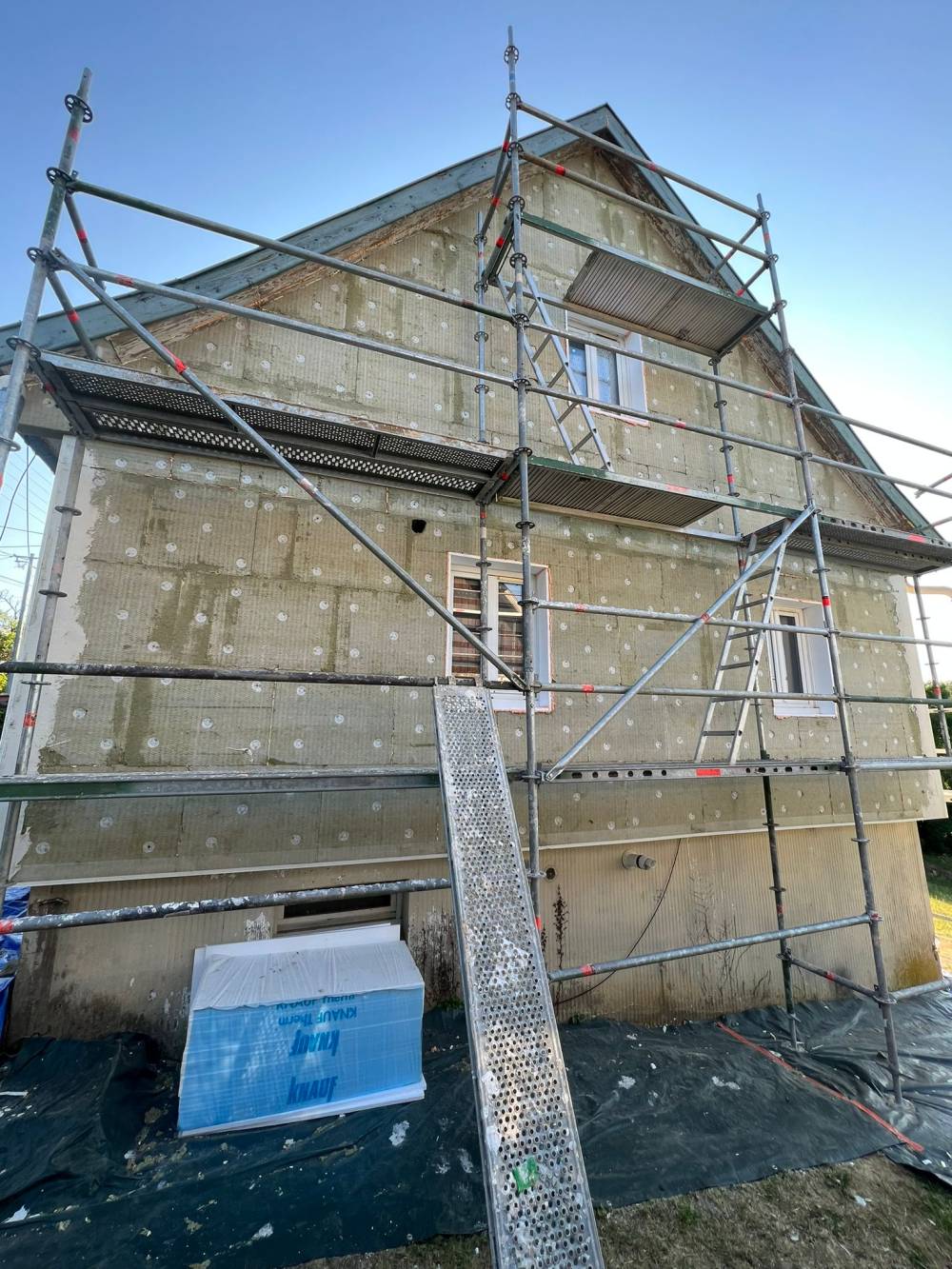 Isolation extérieure laine de roche RockWool